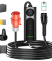 NOEIFEVO Q21W Wlan sähköauton latauslaite mobiili Wallbox 11kW APP-kaukosäätimellä, 5m / 10m Type2 CEE16A 3-vaiheinen latauskaapeli 
