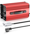 NOEIFEVO 67.2V 25A Ładowarka do baterii litowo-jonowych dla baterii Li-Ion Lipo 59.2V (60V) 16S, z wyświetlaczem LCD, regulowanym prądem, ładowarka do rowerów elektrycznych, hulajnóg, motocykli elektrycznych