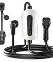 NOEIFEVO F095 Type 2 naar Schuko EV-laadkabel voor elektrisch voertuig, 3,5KW 6A tot 16A instelbare stroom, 3m/5m/10m