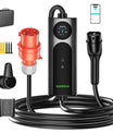 NOEIFEVO 2026 Pro Mobile Wallbox 11kw mit app, e auto CEE 16A auf Typ 2 Ladekabel, 3-phasig EV Ladegerät für Allen EVs(IEC 62196-2) & PHEVS