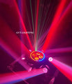 150W Moving Head Scheinwerfer, Laser Stroboskop Effekt, DMX Bühnenlicht, Vollfarb LED Licht, rotierendes DJ-, Disco-, Party- und Barlicht(1pcs)