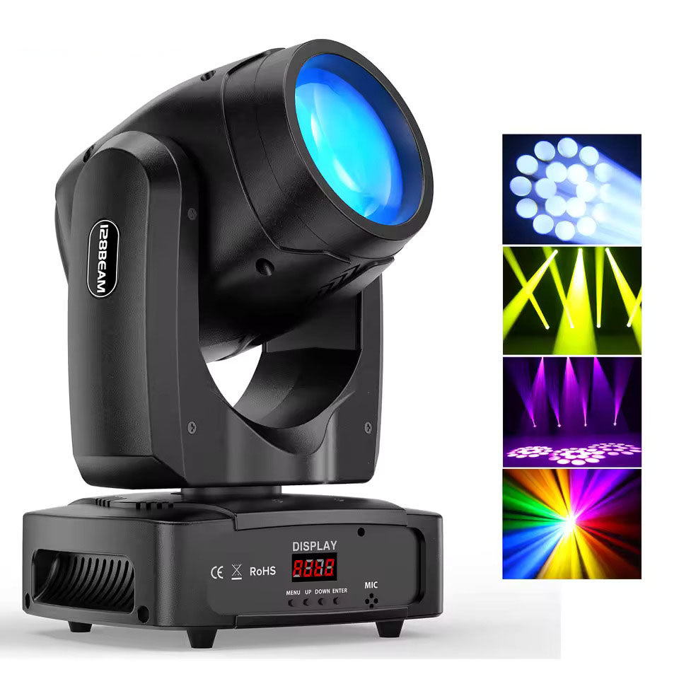 200W LED beam moving head-lyskaster, fargeprojektor med 18 prismer for scenebelysning, effektprojektor for barer, bursdagsfester, klubber, KTV-er, konserter og teater