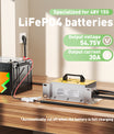 NOEIFEVO 54.75V 30A LiFePO4 batteriladdare för 48V 15S LiFePO4 batteri, vattentät