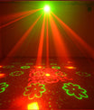 3-i-1 DMX RGBW partyljus, LED-laser, stroboskop, disco DJ-beam, spotscensbelysning, för dansklubb, bröllop och fjärilsljus