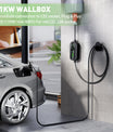 NOEIFEVO EV Wallbox 11kW mit App, Mobile Ladestation 3-Phasen 400V (6-16A einstellbar), Type 2 Ladekabel mit EU-Reiseadapter (CEE32/CEE16A/Schuko/Type2 Stecker), IP65 wasserdicht, RCD-Schutz, Tuya Smart APP.