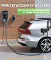 Noeifevo Q6 7KW 11KW 22KW EV Wallboxin latausasema, 5M pikalatauskaapeli vedenpitävä, WiFi valinnainen
​