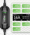 NOEIFEVO Mobile Wallbox 11kw, cable de carga tipo 2 a CEE16A para todos los vehículos eléctricos