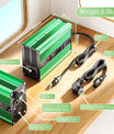 NOEIFEVO 13.8V-14.7V 8A Loodzuurbatterijoplader voor 12V Loodzuurbatterij, Koelventilator, Automatische Uitschakeling (GROEN)
