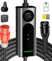 NOEIFEVO Q21W Wlan elbil Laddare mobil Wallbox 11kW med APP fjärrkontroll ,5m/10m Typ2 CEE16A 3-fas laddningskabel 