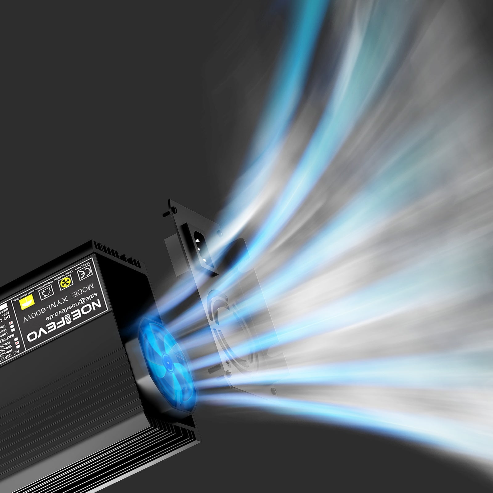 Noeifevo 29,2 V 20 A LiFePO4 Caricabatterie per batteria al litio 24 V 25,6 V, attivazione BMS 0 V, spegnimento automatico con protezione completa