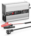 מטעין ליתיום NOEIFEVO 29.4V 2A 3A 4A 5A עבור סוללות 7S 25.9V Li-Ion Lipo, עם מאוורר קירור, כיבוי אוטומטי