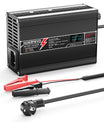 NOEIFEVO 29.4V 10A litiumbatteriladdare för 7S 25.9V Li-Ion Lipo batteri, E-cykel-laddare, LED-display, aluminiumhölje, fläkt
