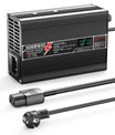 NOEIFEVO 50.4V 2.5A litiumladdare för 12S 44.4V Li-Ion Lipo-batterier, med LCD-display, kylfläkt, automatisk avstängning