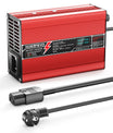 NOEIFEVO 76.8V 3.5A Litium LiFePO4 Batteriladdare, Laddningsspänning 87.6V, med fläkt, aluminiumhus, LCD-skärm