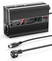 מטען ליתיום NOEIFEVO 29.4V 4A עבור סוללות Li-Ion Lipo 7S 25.9V, עם תצוגת LCD, מאורר קירור, כיבוי אוטומטי.