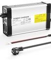 NOEIFEVO Caricabatterie Li-ion 33.6V 12A per batterie 8S 29.6V 30V, con ventola di raffreddamento e spegnimento automatico