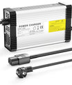 NOEIFEVO 54.6V 8A Lithium-Batterilader til 13S 48V 48.1V Lithiumbatteri, med køleventilator, automatisk afbrydelse.