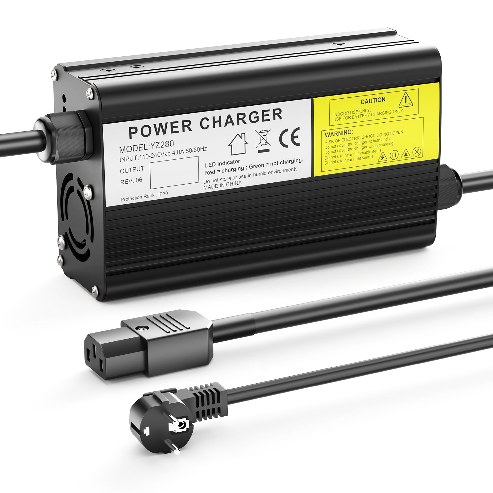 NOEIFEVO 73V 3A LiFePO4-batteriladdare för 60V 64V 20S LiFePO4-batteri, laddare för E-cykel, scooter, elektriska enheter och motorcyklar.