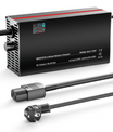 NOEIFEVO 58,8V 2-20A Caricabatterie per batterie al litio 51,8V 52V 14S Li-Ion Li-Po, con display LCD, corrente regolabile, caricabatterie per e-bike, scooter, moto elettrica
