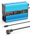 NOEIFEVO 25.2V 2A 3A 4A 5A Carregador de Lítio para Baterias Li-Ion Lipo 6S 22.2V, Ventilador de Resfriamento, Desligamento Automático (AZUL)