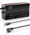 Caricabatterie NOEIFEVO 73V 2-20A Lithium-LiFePO4 per batteria LiFePO4 60V 64V 20S, con display LCD, corrente regolabile, caricabatterie per motore da traino, barca e camper.