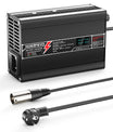 NOEIFEVO 24V 6A litium LiFePO4 batteriladdare, laddningsspänning 29,2V, med fläkt, aluminiumhölje, LCD-skärm