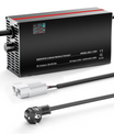 NOEIFEVO 58,8V 2-20A Caricabatterie per batterie al litio 51,8V 52V 14S Li-Ion Li-Po, con display LCD, corrente regolabile, caricabatterie per e-bike, scooter, moto elettrica