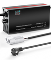 NOEIFEVO 58,8V 2-20A Caricabatterie per batterie al litio 51,8V 52V 14S Li-Ion Li-Po, con display LCD, corrente regolabile, caricabatterie per e-bike, scooter, moto elettrica