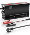 NOEIFEVO 87.6V 2-20A Lithium-LiFePO4-oplader til 76.8V 24S LiFePO4-batteri, LCD-skærm, justerbar strøm, oplader til trollingmotor, båd og campingvogne