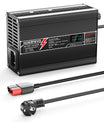 מטען ליתיום NOEIFEVO 29.4V 4A עבור סוללות Li-Ion Lipo 7S 25.9V, עם תצוגת LCD, מאורר קירור, כיבוי אוטומטי.