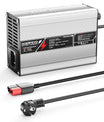 NOEIFEVO 33,6V 2A 3A 4A 5A Lithium-oplader til 8S 29,6V Li-Ion Lipo-batterier, med køleventilator, automatisk slukning