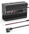 מטען ליתיום NOEIFEVO 71.4V 4A עבור סוללת Li-Ion Lipo 17S 62.9V, מטען לאופניים חשמליים וקטנועים, תצוגת LED, מארז אלומיניום