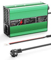 NOEIFEVO 29.4V 2A 3A 4A 5A Litium-laddare för 7S 25.9V Li-Ion Lipo-batterier, kylfläkt, automatisk avstängning (GRÖN)