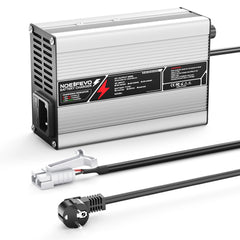 NOEIFEVO 58.4V 2A 2.5A 3A LiFePO4 batería de Cargador para batería LiFePO4 de 16S 48V 51.2V, ventilador de enfriamiento, apagado automático