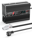 NOEIFEVO 29.4V 10A litiumbatteriladdare för 7S 25.9V Li-Ion Lipo batteri, E-cykel-laddare, LED-display, aluminiumhölje, fläkt
