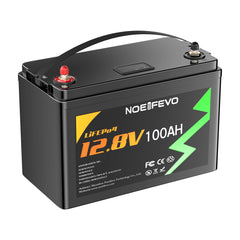 NOEIFEVO N100 12V 100AH litium-rautafosfaattiakku LiFePO4-akku 100A BMS: llä 100A BMS: llä 