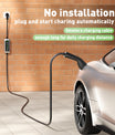 NOEIFEVO Typ 2 3.5 kW EV-Ladegerät, mobiles EV-Ladekabel mit Schuko, 5M/10M Ladekabel, Regenfest, Außeneinsatz