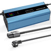 Cargador ajustable de litio NOEIFEVO 10A, corriente de 42V-88.2V, para baterías Li-ion y LiFePO4 de 36V, 48V, 60V, 72V y 84V.