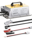 NOEIFEVO 58.4V 30A LiFePO4 Cargador de batería para 51.2V(48V) 16S LiFePO4 Batería, Impermeable, 0V BMS Habilitado