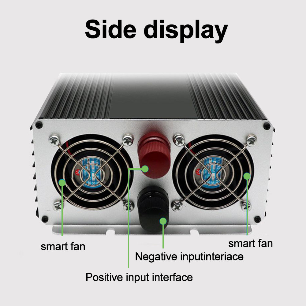 Ren sinusformet inverter DC 12V til AC110V 220V 3000W 4000W 5000W 6000W 8000W Spændingsomformer Strømomformer Solinverter