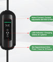 Cabo de carregamento de veículos eléctricos móveis de 15 metros Noeifevo, carregador de veículos eléctricos portátil de 3,7KW 16A Tipo 2 Tipo 1 com Schuko