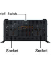 Invertor 60V na 230V, čistá sinusovka, 3000W, 4000W, 5000W, přenosný DC-AC měnič napětí, solární invertor do auta