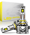 NOEIFEVO 9005 9006 9012 Faros LED, 60.000 Lúmenes, 240W, 6500K Blanco, IP68 Resistente al Agua, 100.000 Horas de Vida Útil, Luz de Cruce y Larga Distancia