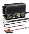 Noeifevo 14,6V 50A Snabb Lithium LiFePO4 batteriladdare för 12V(12,8V) LiFePO4 batteri, 0V BMS aktivera, automatisk avstängning med fullt skydd