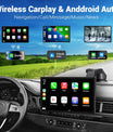 NOEIFEVO Pantalla inalámbrica de Carplay para automóviles con cámara de tablero 4K, radio para automóvil portátil de 9