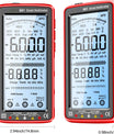 681 Digitální multimetr, multifunkční měřicí přístroj, dobíjecí, AC/DC napětí, bezdotykový zkoušeč napětí, LCD displej, měřič proudu
