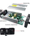 NOEIFEVO 58,4 V 8A Lifepo4 batería de Cargador para batería Lifepo4 16S 48V (51,2 V)