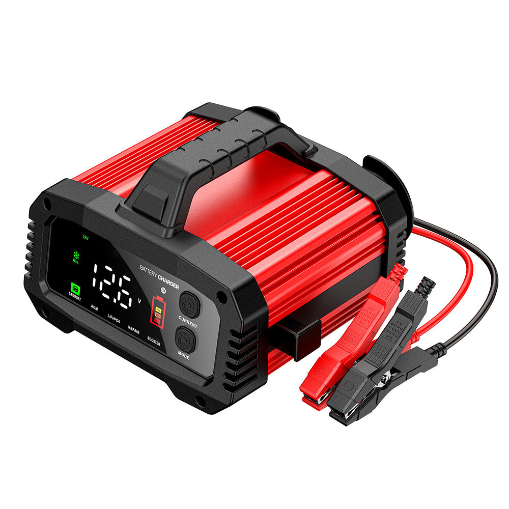 טען סוללות 25A לרכב, מטען סוללות 12V 25A 24V 15A עבור סוללות עופרת-חומצה AGM LiFePO4, מטען רכב, מטען חכם לרכב, משאיות, אופנועים, מכסחות דשא