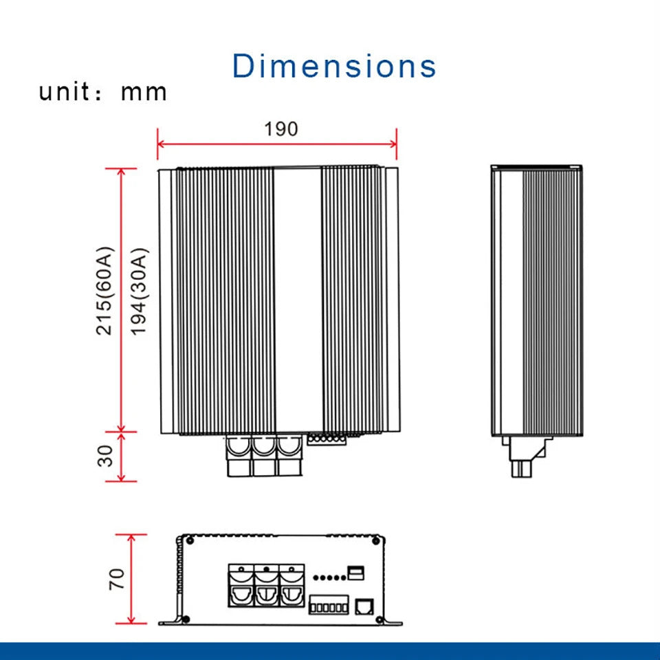 מאיץ מטען סוללות NOEIFEVO 12V 60A DC-DC לקרוואנים, קמפר וסירה, עבור סוללות ג'ל חומצה עופרת ליתיום LiFePO4, תומך ב- Bluetooth