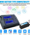 NOEIFEVO L6X2 Tvåkanals Smart Balansladdare och Urladdare för RC-batterier NiMH, NiCd, LiHV, Li-ion, Lipo, PB